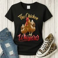 The Chicken Whisperer Funny Chicken Lover Farming Women's T-Shirt thumb 3