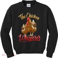 The Chicken Whisperer Funny Chicken Lover Farming Kids Sweatshirt thumb 0
