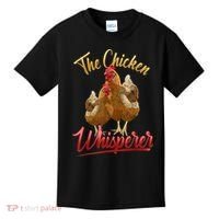 The Chicken Whisperer Funny Chicken Lover Farming Kids T-Shirt thumb 0