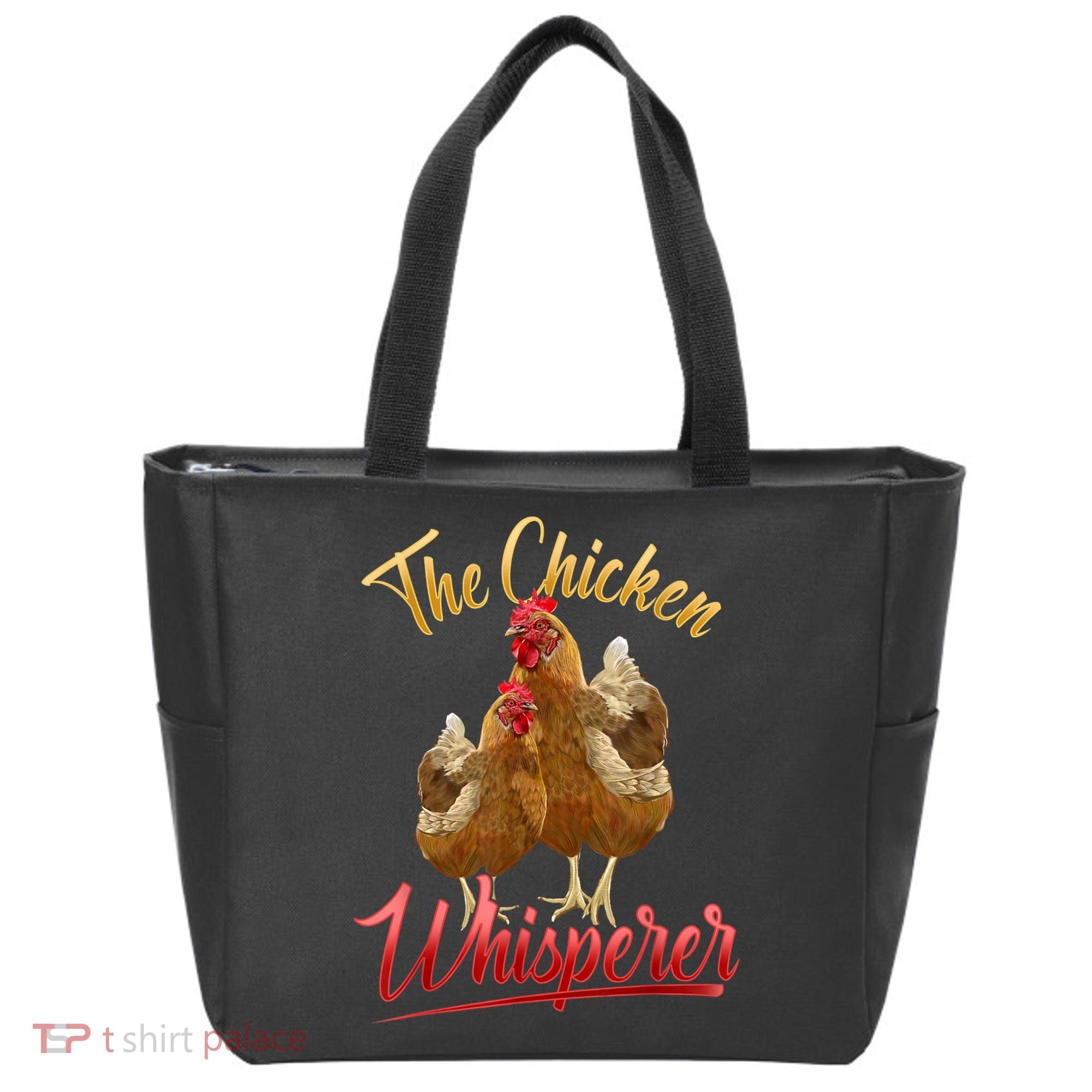 The Chicken Whisperer Funny Chicken Lover Farming Tote Bag