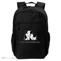 The Cow Whisperer Cute Black And White Resting Cow Backpack thumb 0