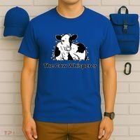 The Cow Whisperer Cute Black And White Resting Cow T-Shirt thumb 6