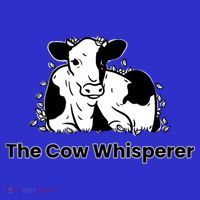 The Cow Whisperer Cute Black And White Resting Cow Mousepad thumb 1