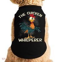 The Chicken Whisperer Funny Farmer Doggie Tank thumb 0