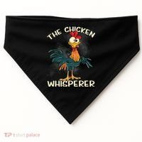 The Chicken Whisperer Funny Farmer USA-Made Doggie Bandana thumb 0