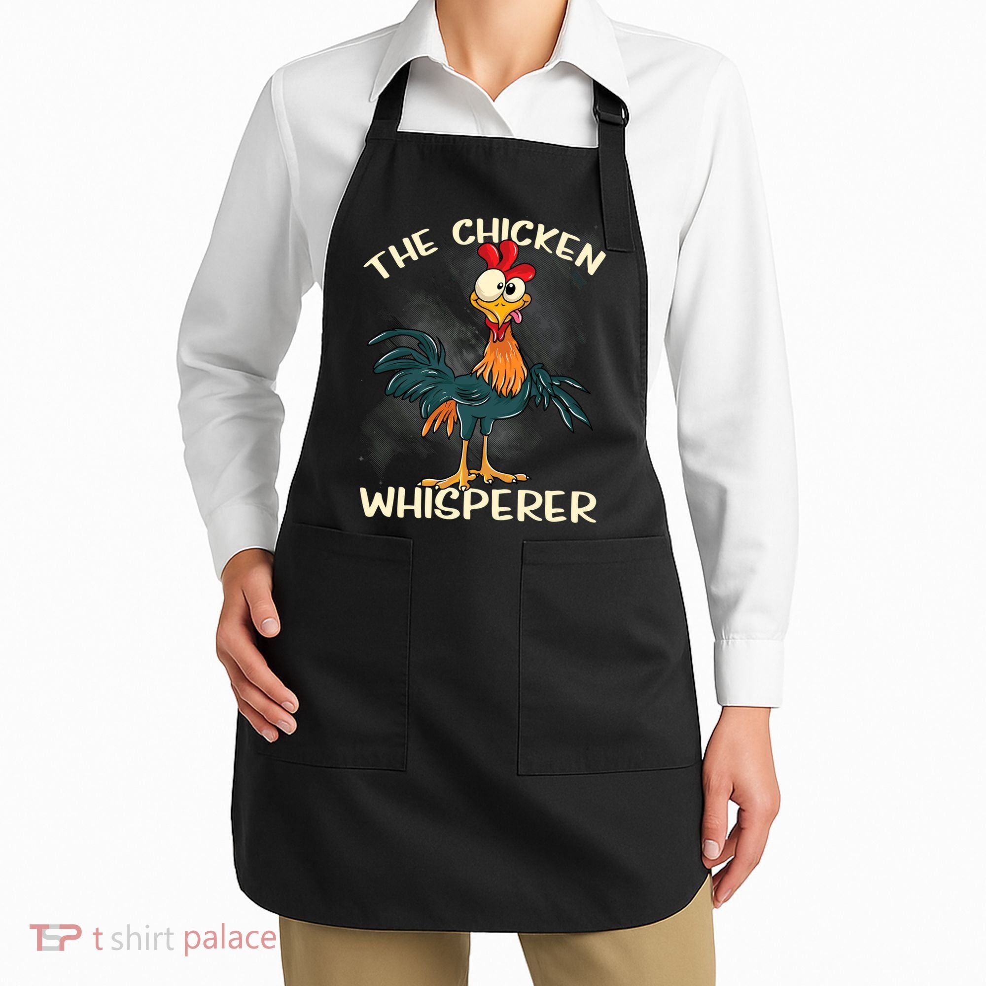 The Chicken Whisperer Funny Farmer Apron