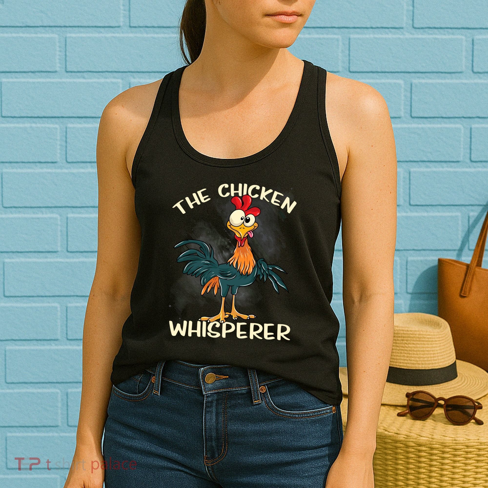 The Chicken Whisperer Funny Farmer Women's Tank Top