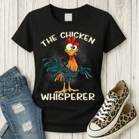 The Chicken Whisperer Funny Farmer Women's T-Shirt thumb 3