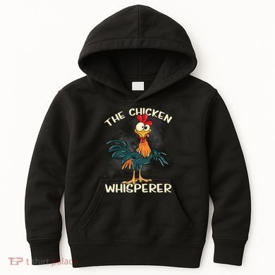The Chicken Whisperer Funny Farmer Kids Hoodie