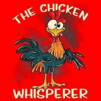 The Chicken Whisperer Funny Farmer Santa Hat thumb 1