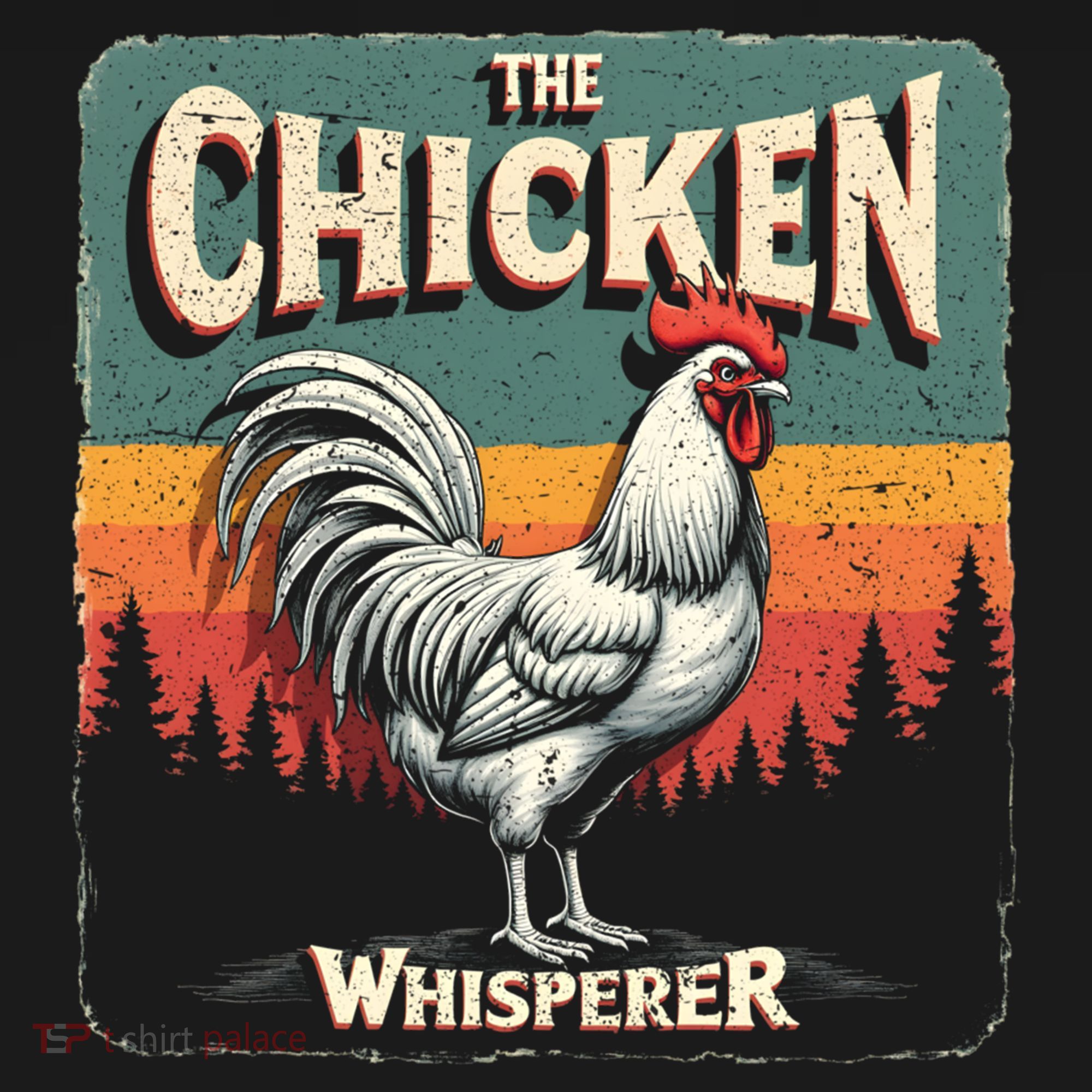 The Chicken Whisperer Funny Retro Farm Animal Rooster Meaningful Gift Bucket Hat