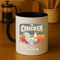 The Chicken Whisperer Funny Retro Farm Animal Rooster Meaningful Gift Coffee Mug thumb 4