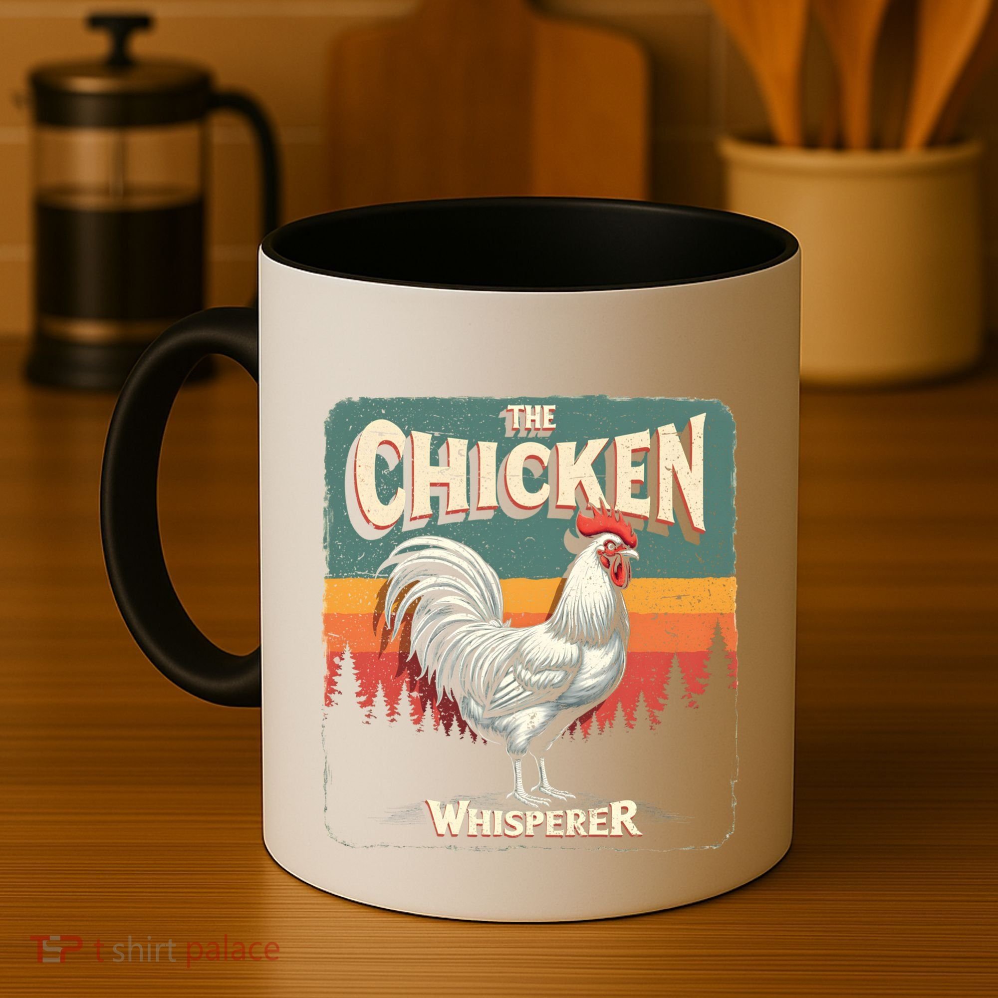 The Chicken Whisperer Funny Retro Farm Animal Rooster Meaningful Gift Coffee Mug