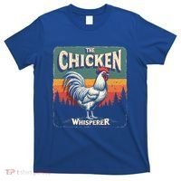 The Chicken Whisperer Funny Retro Farm Animal Rooster Meaningful Gift T-Shirt thumb 0