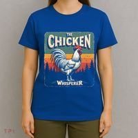 The Chicken Whisperer Funny Retro Farm Animal Rooster Meaningful Gift T-Shirt thumb 4