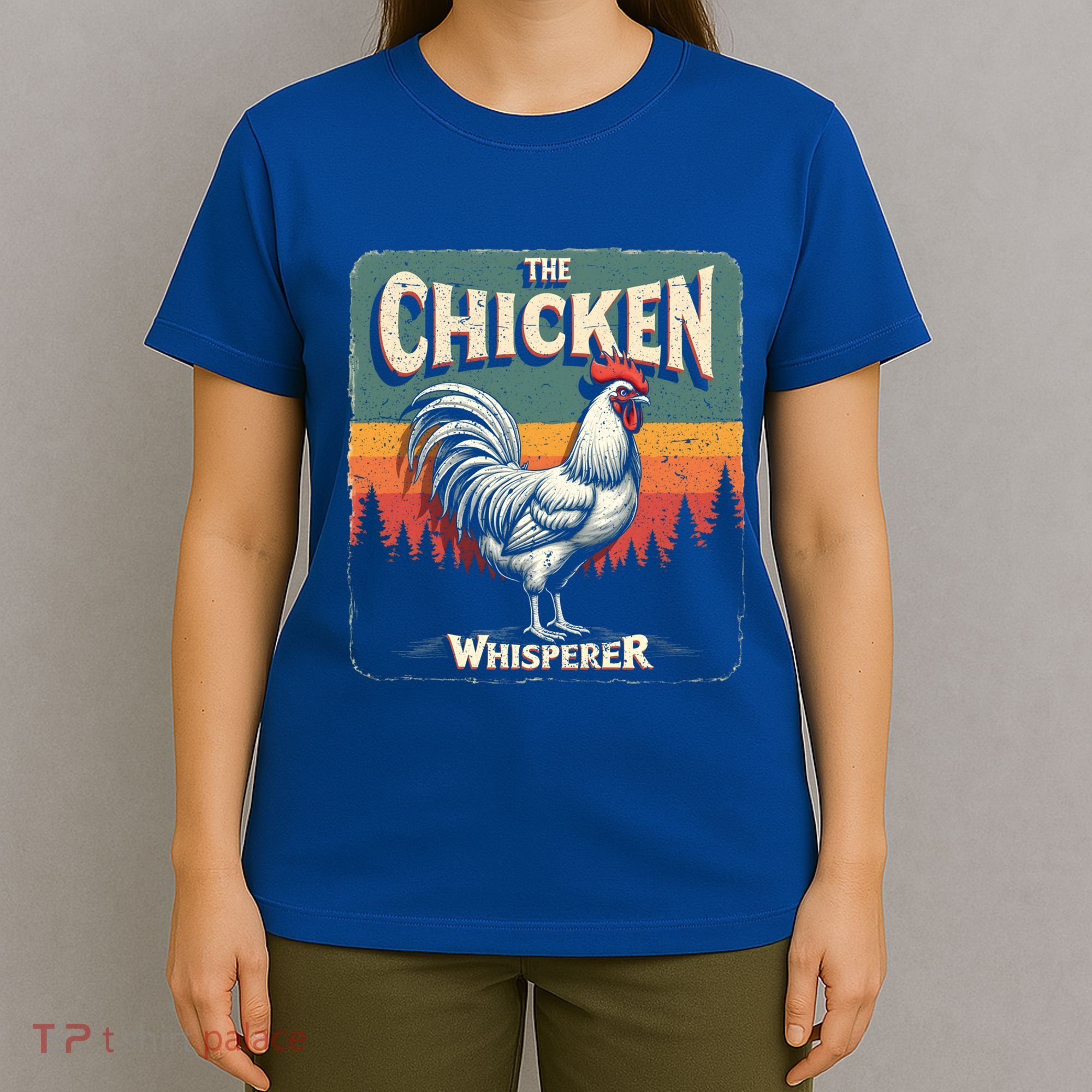 The Chicken Whisperer Funny Retro Farm Animal Rooster Meaningful Gift T-Shirt