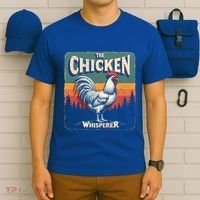 The Chicken Whisperer Funny Retro Farm Animal Rooster Meaningful Gift T-Shirt thumb 6