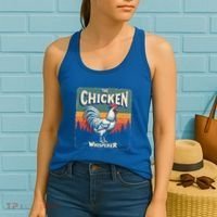 The Chicken Whisperer Funny Retro Farm Animal Rooster Meaningful Gift Women's Tank Top thumb 2