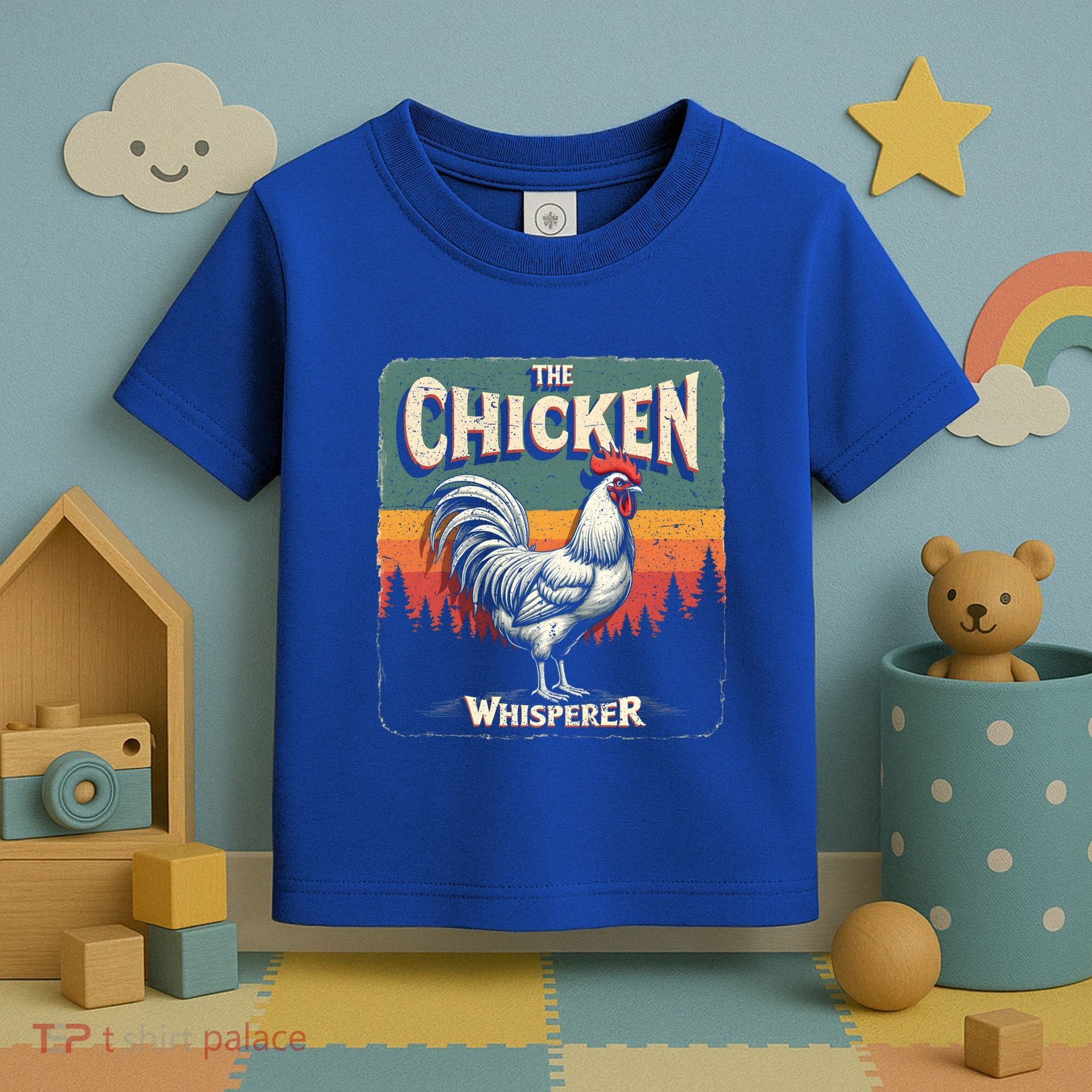 The Chicken Whisperer Funny Retro Farm Animal Rooster Meaningful Gift Toddler T-Shirt