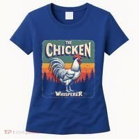 The Chicken Whisperer Funny Retro Farm Animal Rooster Meaningful Gift Women's T-Shirt thumb 0