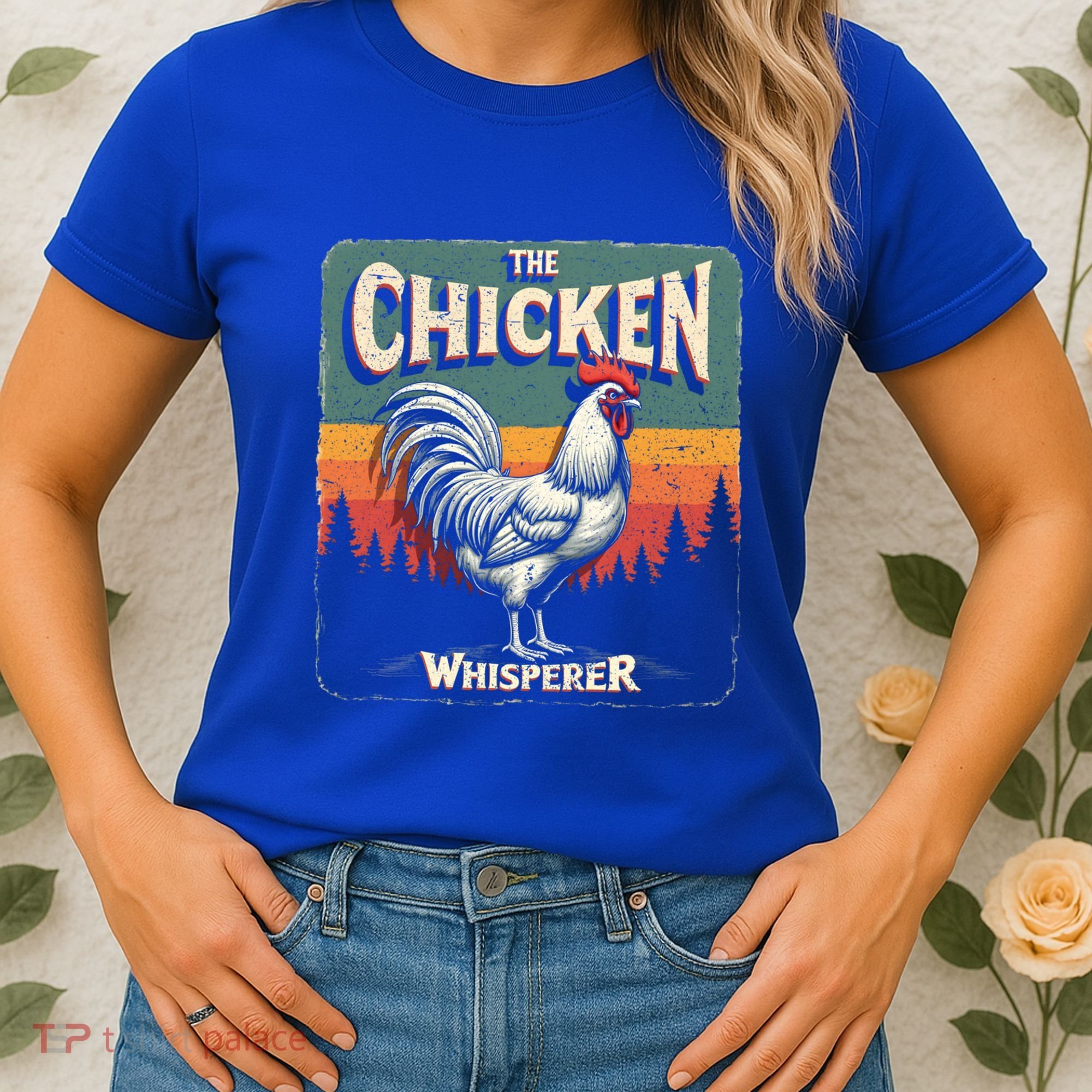 The Chicken Whisperer Funny Retro Farm Animal Rooster Meaningful Gift Women's T-Shirt