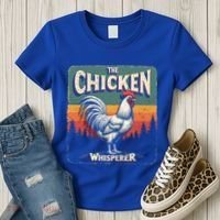 The Chicken Whisperer Funny Retro Farm Animal Rooster Meaningful Gift Women's T-Shirt thumb 3