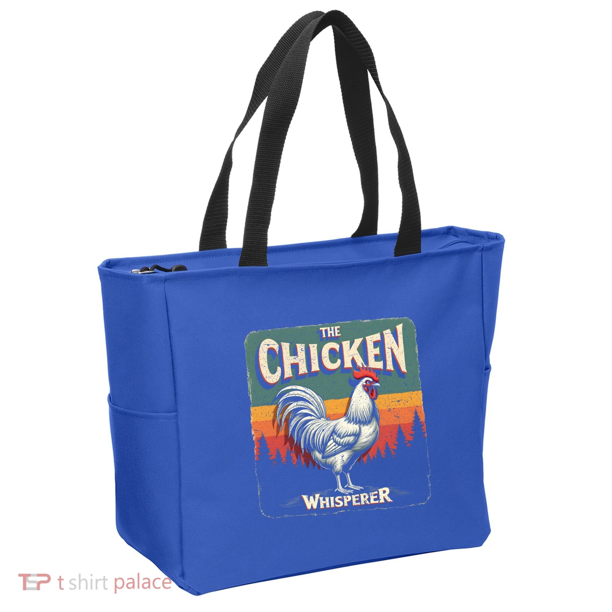 The Chicken Whisperer Funny Retro Farm Animal Rooster Meaningful Gift Tote Bag