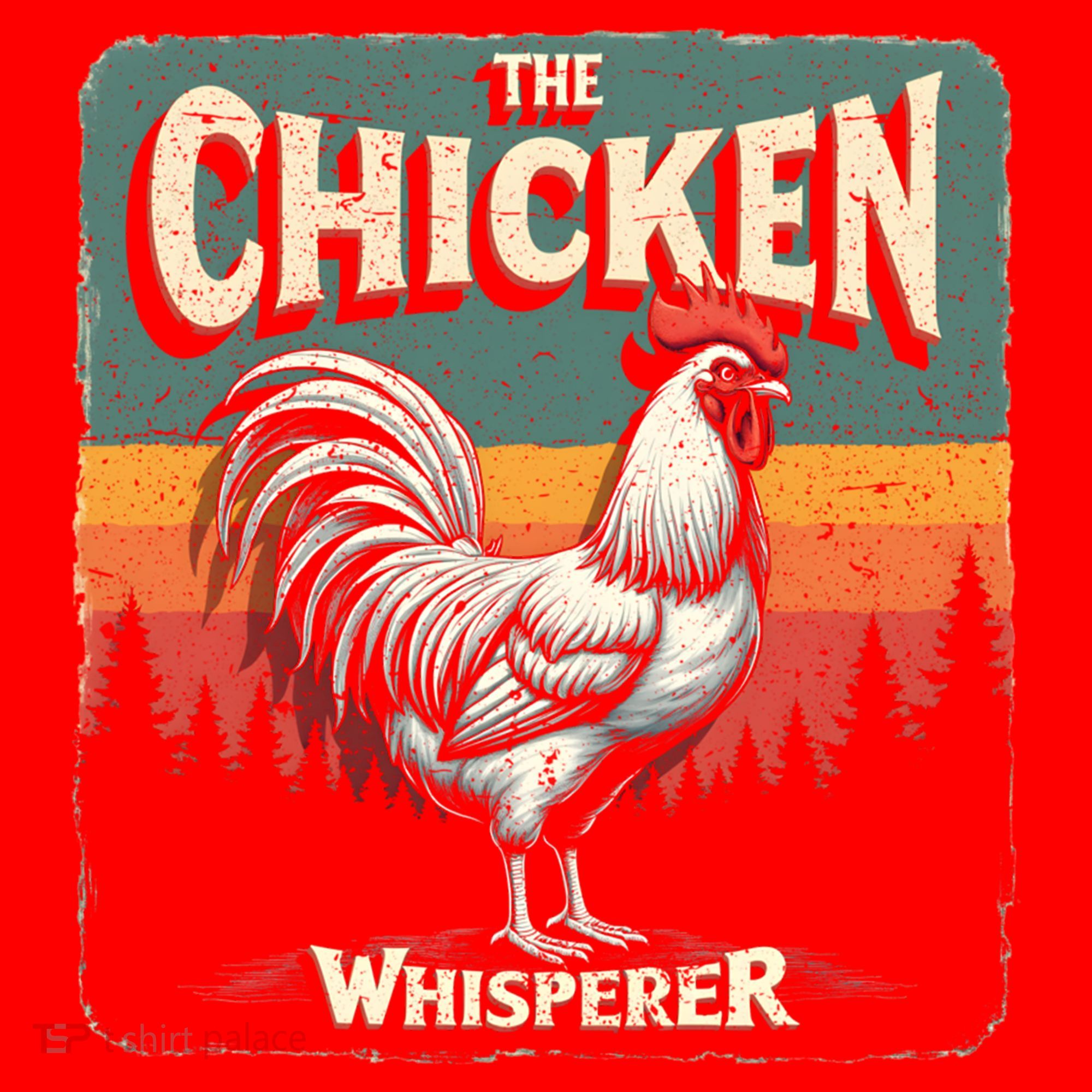 The Chicken Whisperer Funny Retro Farm Animal Rooster Meaningful Gift Santa Hat