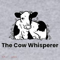 The Cow Whisperer Cute Cattle Farmer Rancher Cow Women's Sweatshirt thumb 2