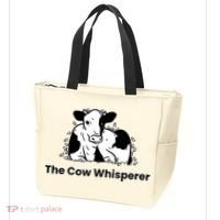 The Cow Whisperer Cute Cattle Farmer Rancher Cow Tote Bag thumb 3