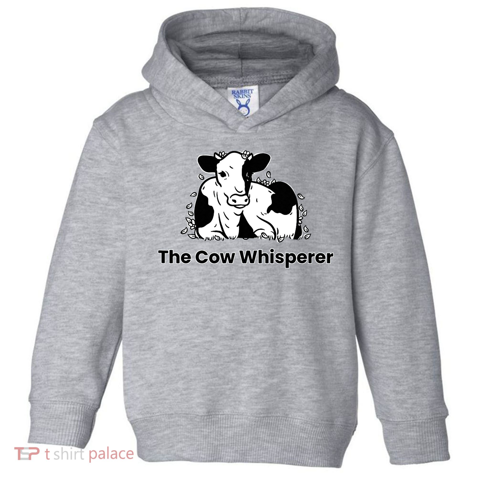 The Cow Whisperer Cute Cattle Farmer Rancher Cow Toddler Hoodie