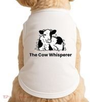 The Cow Whisperer Cute Cattle Farmer Rancher Cow Doggie Tank thumb 0