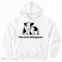 The Cow Whisperer Cute Cattle Farmer Rancher Cow Hoodie thumb 0