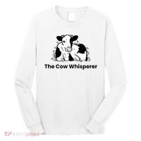 The Cow Whisperer Cute Cattle Farmer Rancher Cow Long Sleeve Shirt thumb 0