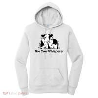 The Cow Whisperer Cute Cattle Farmer Rancher Cow Women's Hoodie thumb 0