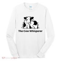 The Cow Whisperer Cute Cattle Farmer Rancher Cow Tall Long Sleeve Shirt thumb 0