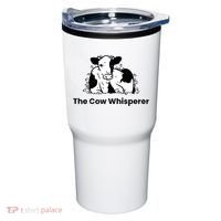 The Cow Whisperer Cute Cattle Farmer Rancher Cow Tumbler thumb 0
