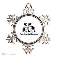 The Cow Whisperer Cute Cattle Farmer Rancher Cow Ornament thumb 0