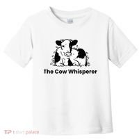 The Cow Whisperer Cute Cattle Farmer Rancher Cow Toddler T-Shirt thumb 0