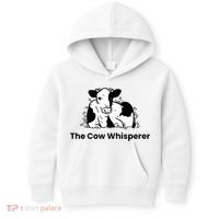 The Cow Whisperer Cute Cattle Farmer Rancher Cow Kids Hoodie thumb 0