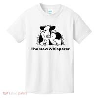 The Cow Whisperer Cute Cattle Farmer Rancher Cow Kids T-Shirt thumb 0