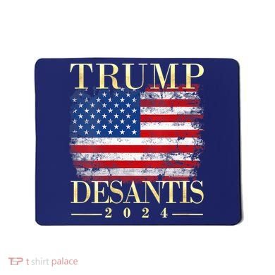 Trump Desantis 2024 Vintage Flag Mousepad