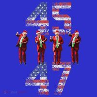 Trump Dance 45 47 American Flag Xmas Pajamas Sweatshirt thumb 3