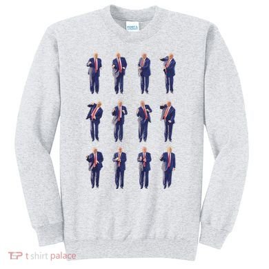 Trump Dance 45/47 Fix America Again 2024 Design Sweatshirt