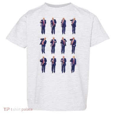 Trump Dance 45/47 Fix America Again 2024 Design Toddler T-Shirt