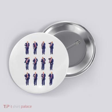 Trump Dance 45/47 Fix America Again 2024 Design Button