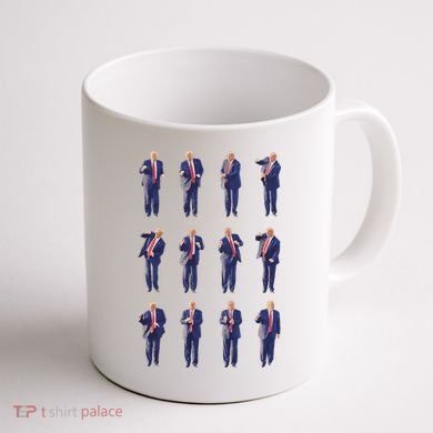 Trump Dance 45/47 Fix America Again 2024 Design Coffee Mug back