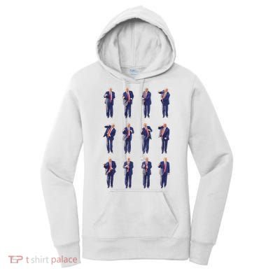 Trump Dance 45/47 Fix America Again 2024 Design Women's Hoodie