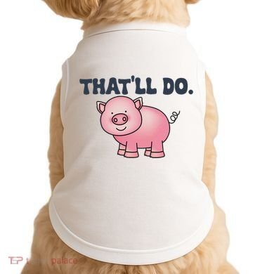 ThatLl Do Awesome Farm Pig Design Doggie Tank