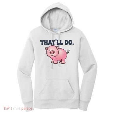 ThatLl Do Awesome Farm Pig Design Women's Hoodie